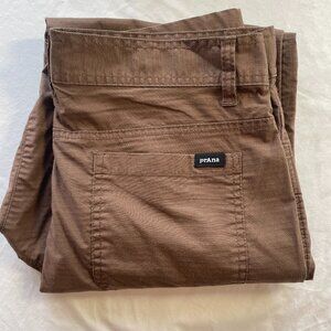 Prana Relaxed Fit Pants – 32x32 – Coffee Brown